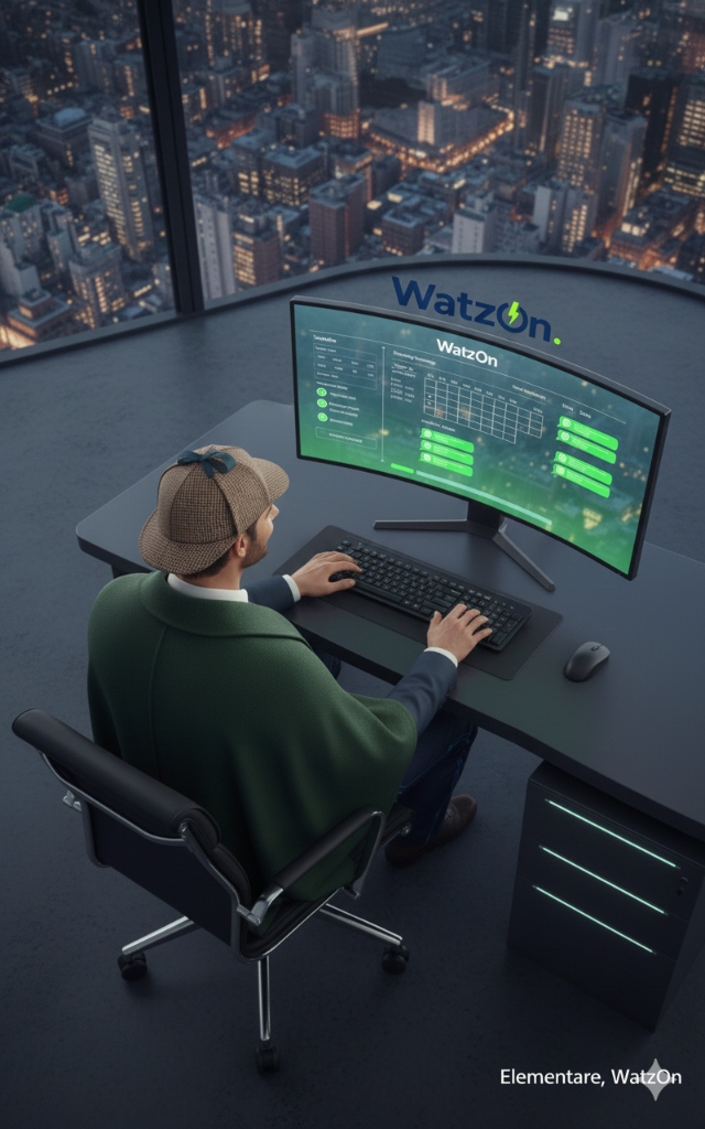 WatzOn Detective at Work